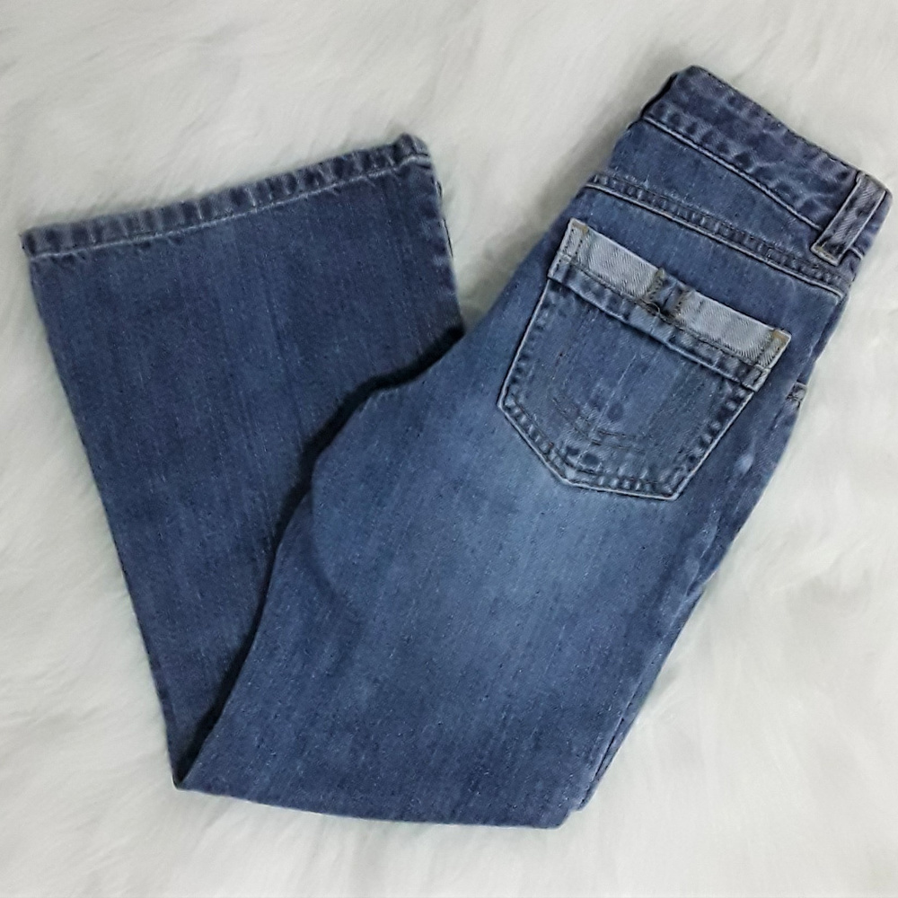 Gymboree Girls Size 6 Embroidered Adj Waist Jeans
